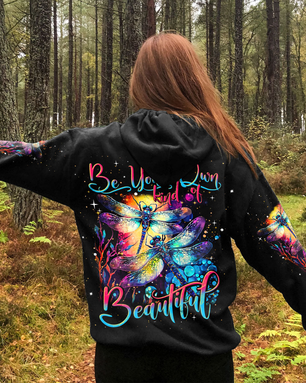 BE YOUR OWN KIND OF BEAUTIFUL DRAGONFLY ALL OVER PRINT - TLNT1209234
