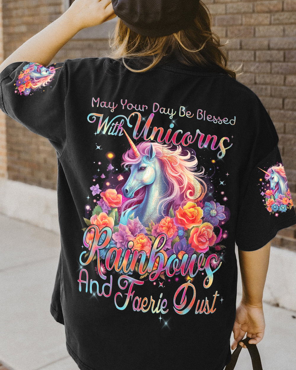 YOUR DAY BE BLESSED UNICORN ALL OVER PRINT - TYTD1310232