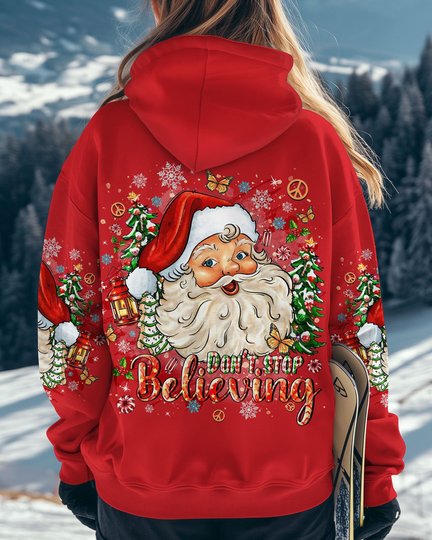 DON'T STOP BELIEVING CHRISTMAS ALL OVER PRINT - TLTR3010242