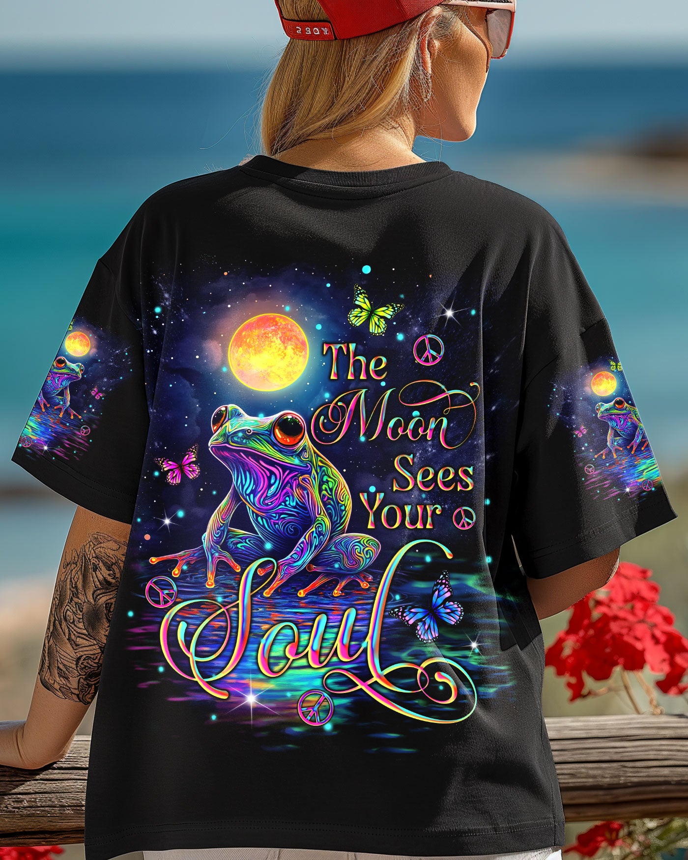 THE MOON SEES YOUR SOUL FROG ALL OVER PRINT - TLNT1403253