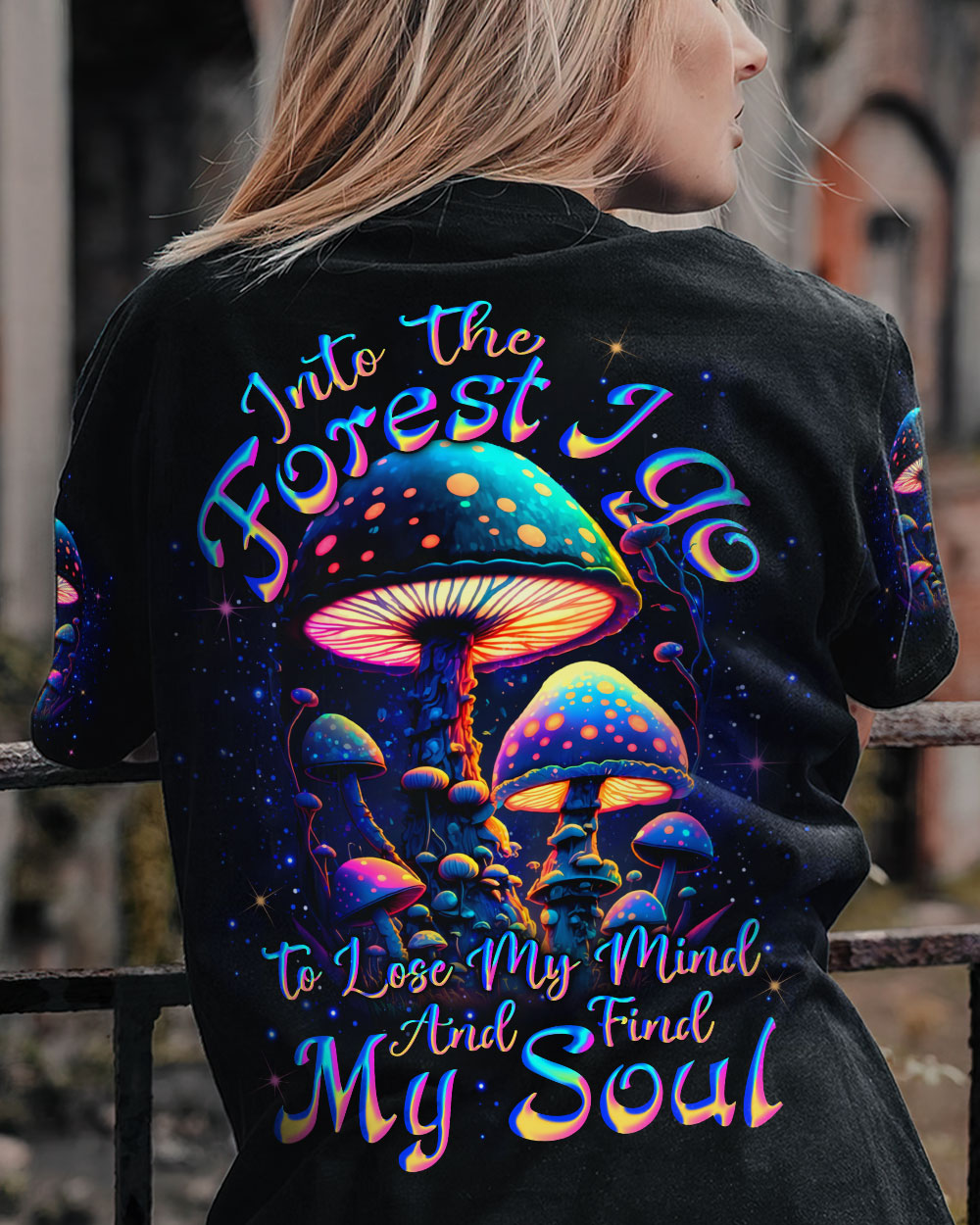 INTO THE FOREST MUSHROOM ALL OVER PRINT - YHLN0206231