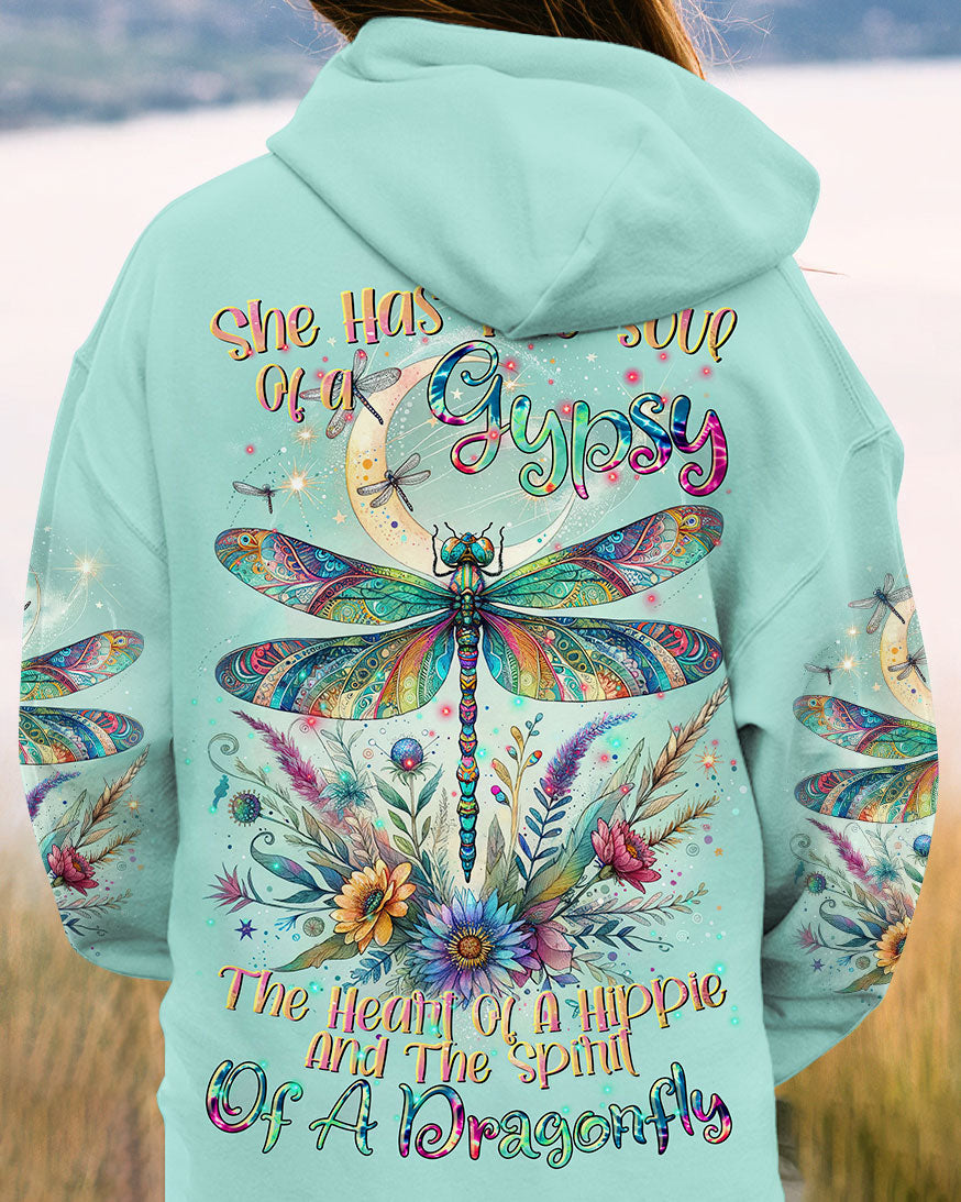 SPIRIT OF A DRAGONFLY FLORAL ALL OVER PRINT - TLTR2411232