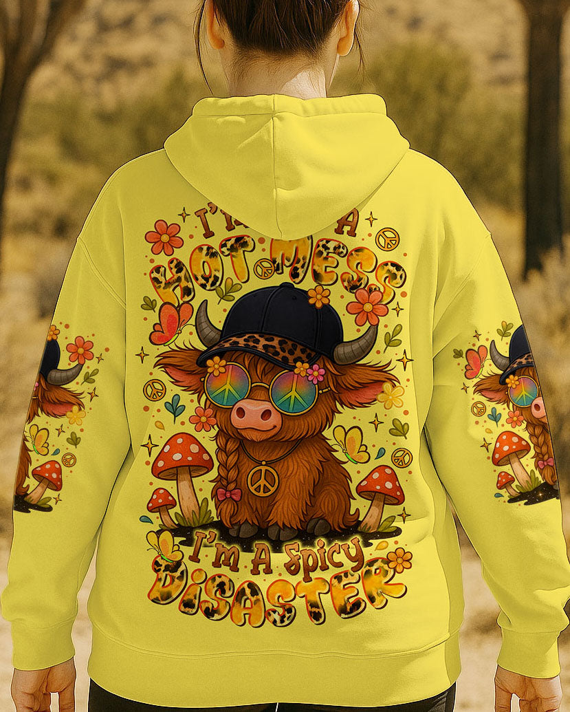 I'M NOT A HOT MESS COW ALL OVER PRINT  - TLTR2407253