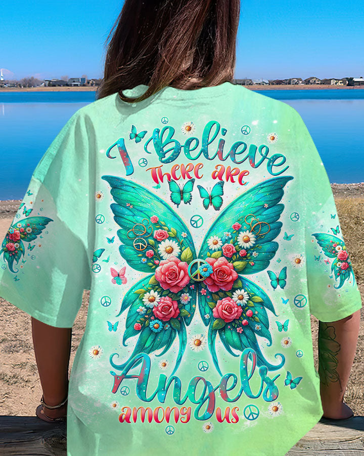 I BELIEVE THERE ARE ANGELS AMONG US WINGS ALL OVER PRINT - TLTW2604242