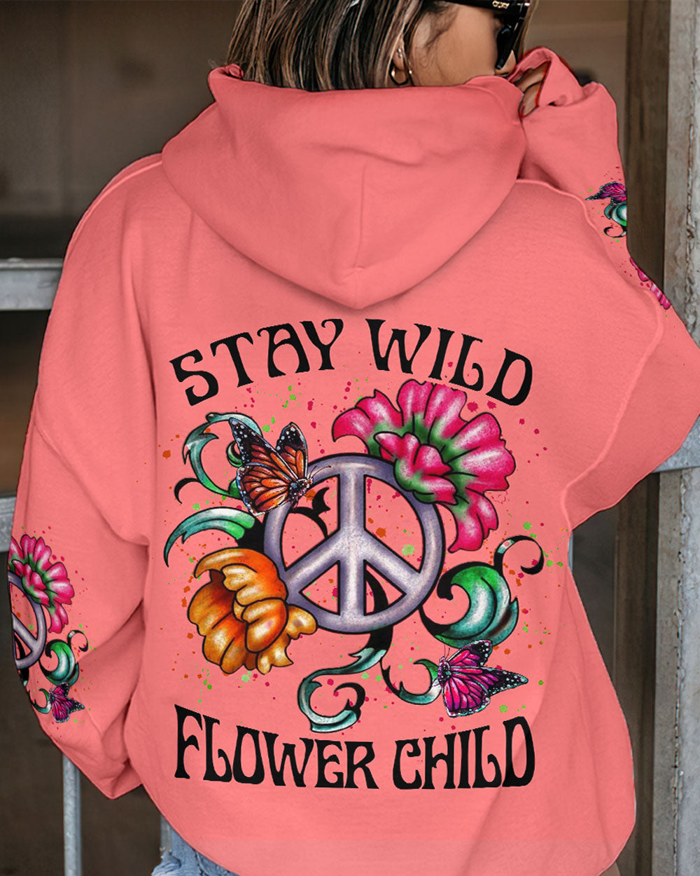 STAY WILD FLOWER CHILD ALL OVER PRINT - YHLN2302233