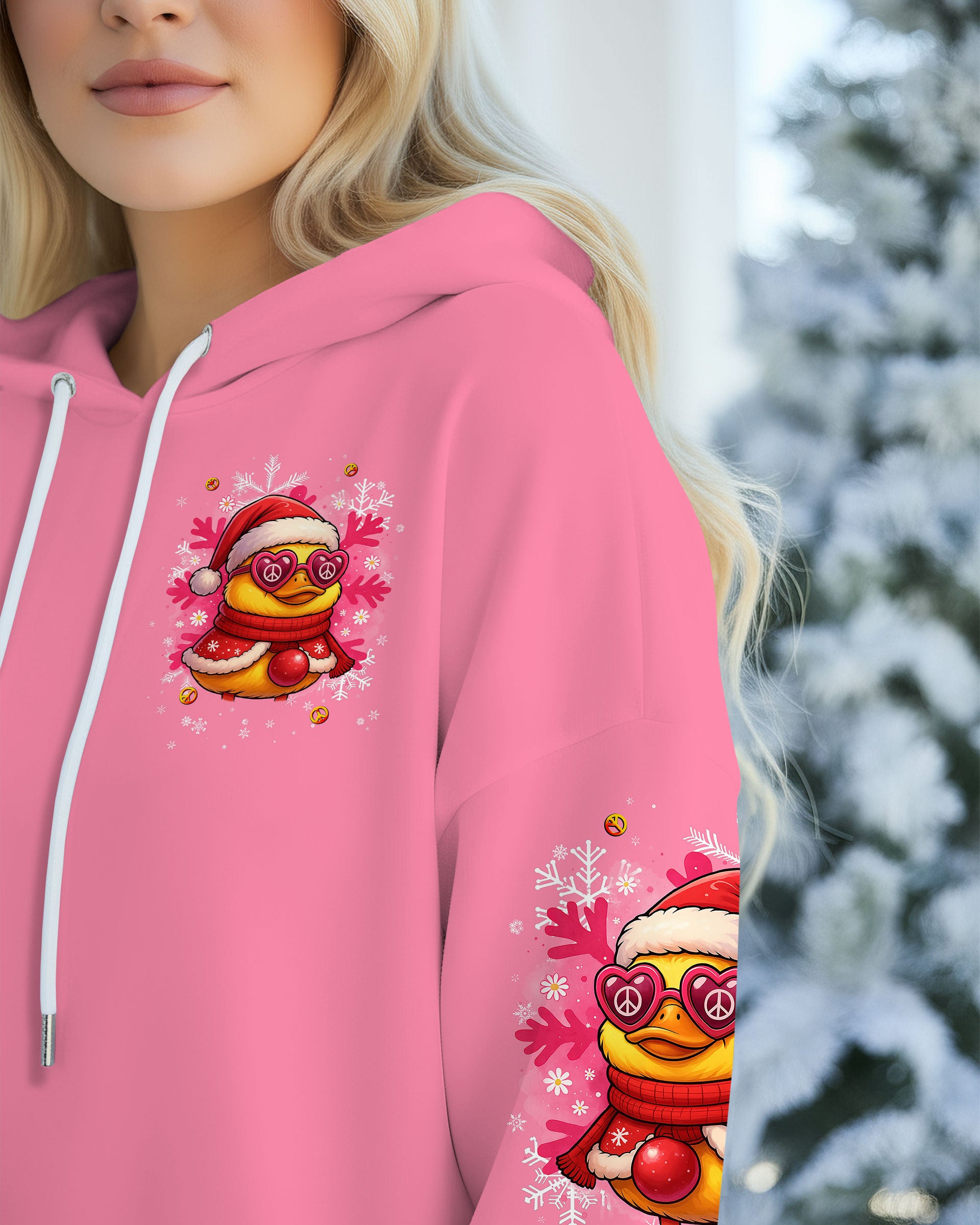 DON'T STOP BELIEVING DUCK CHRISTMAS ALL OVER PRINT - TLNT1410251