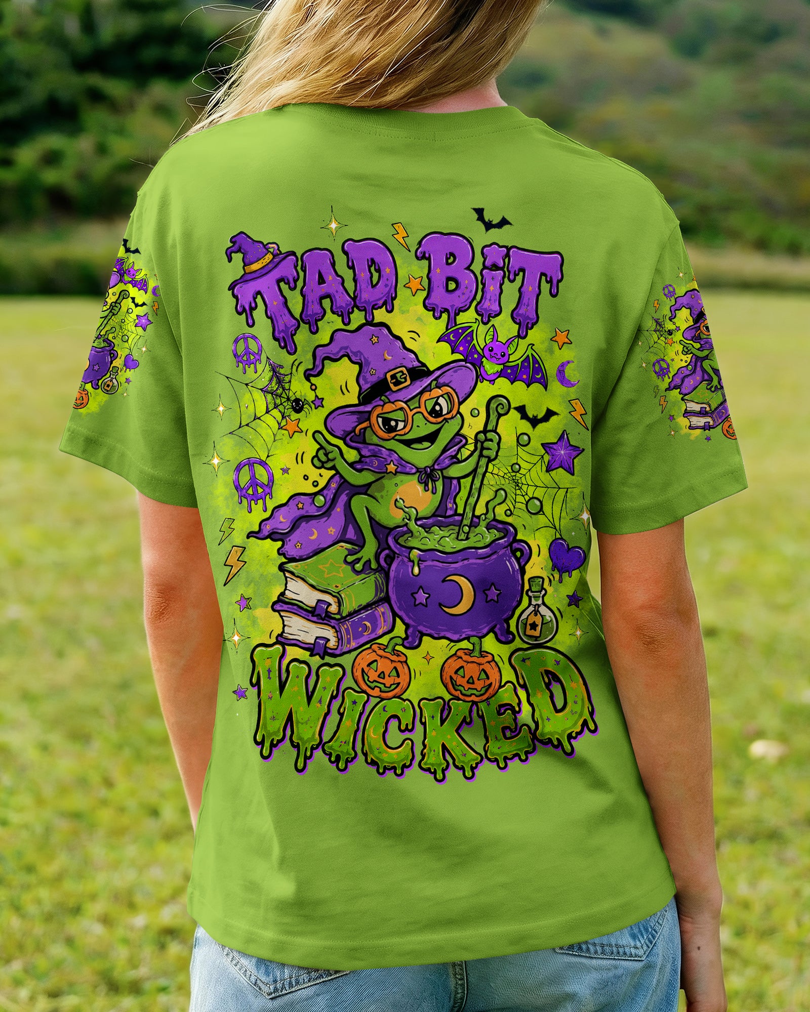 TAD BIT WICKED FROG HALLOWEEN ALL OVER PRINT - TLTW2107261