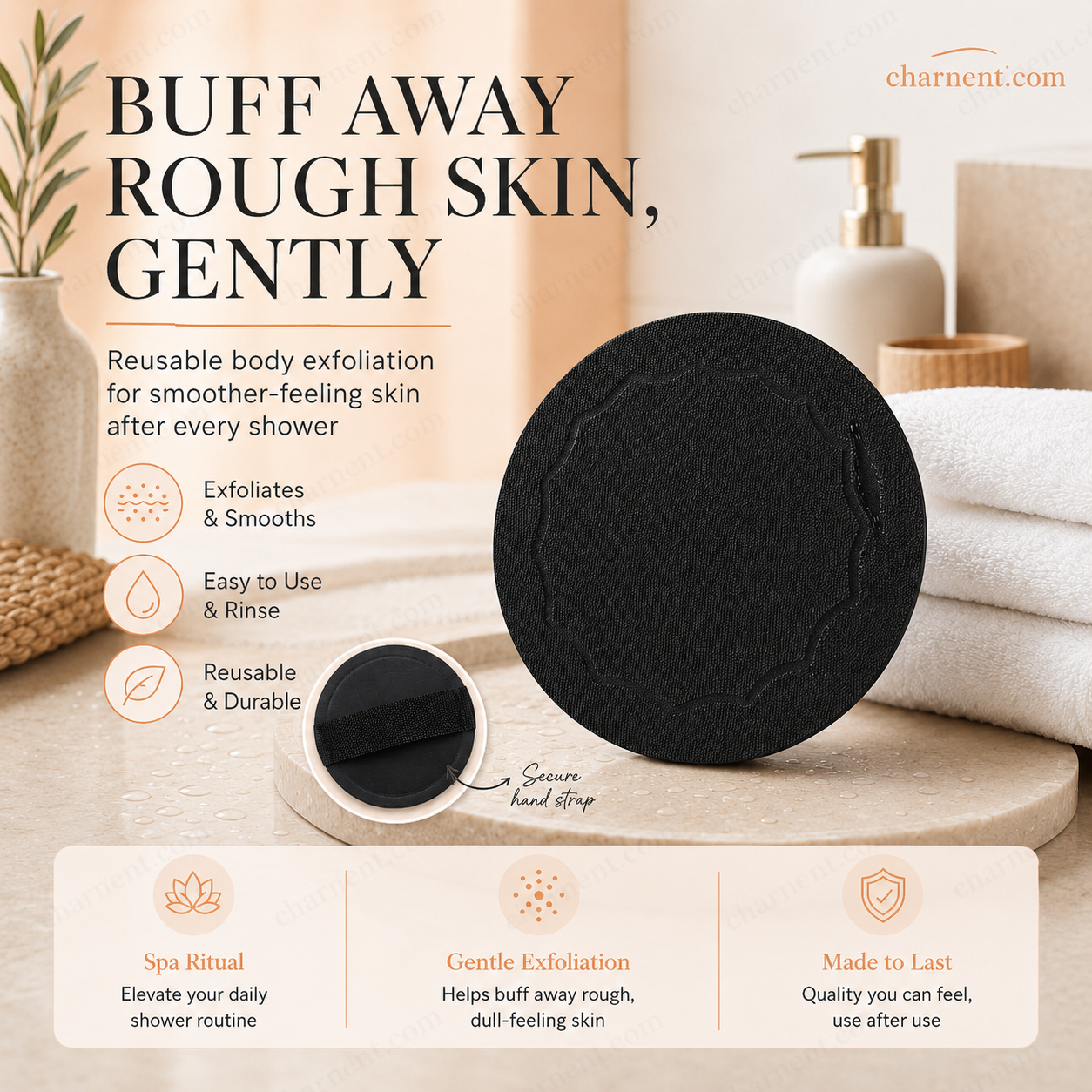 🚿 Exfoliating Scrub Bath Pads🧖‍♀️