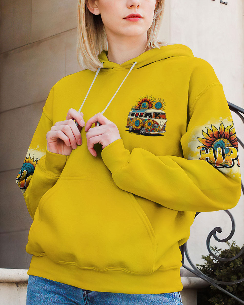 STAY WILD FLOWER CHILD SUNFLOWER ALL OVER PRINT - TLNO1503233
