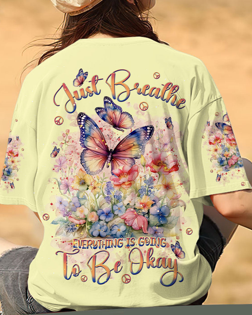 JUST BREATHE BUTTERFLY ALL OVER PRINT - TLNT2103244