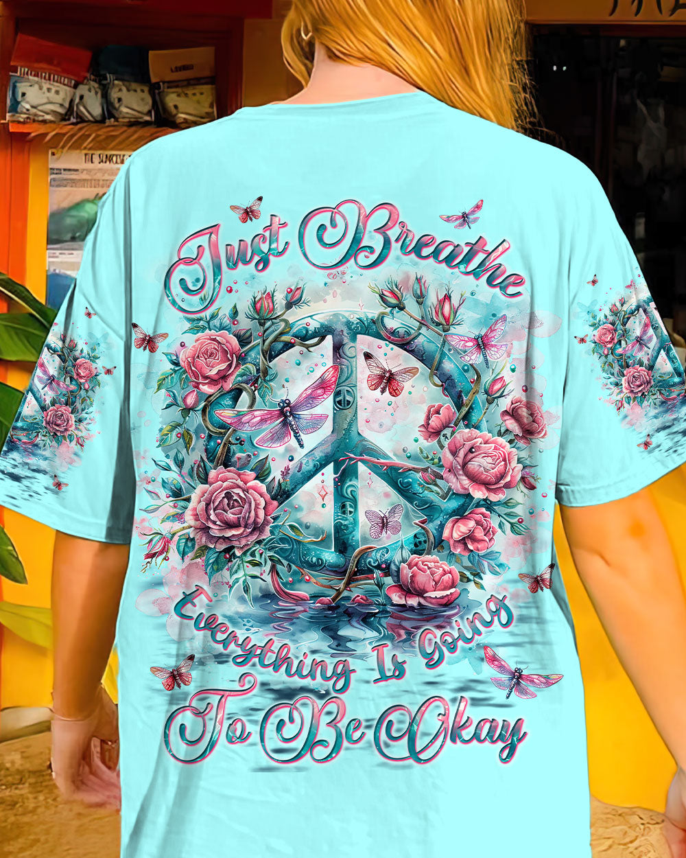 JUST BREATHE PEACE ALL OVER PRINT - TLNT0504244