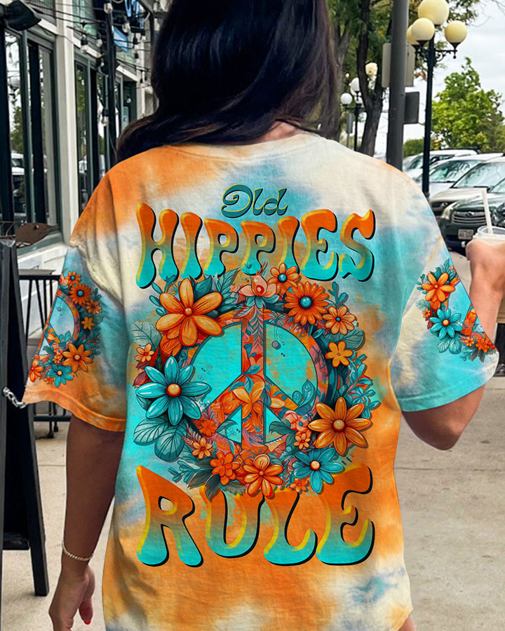OLD HIPPIES RULE ALL OVER PRINT - TLTR1006231