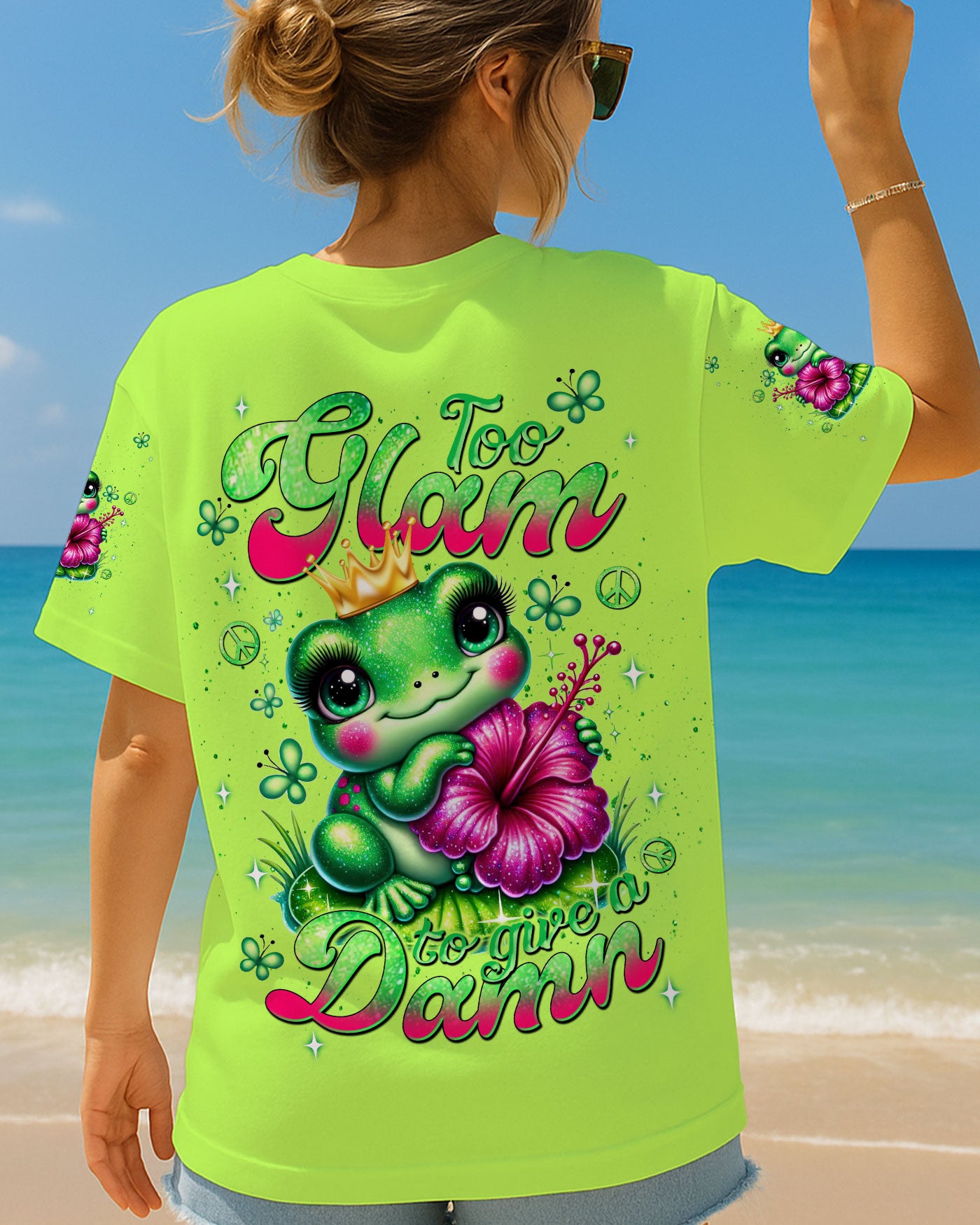 TOO GLAM FROG ALL OVER PRINT - TLNT2706252