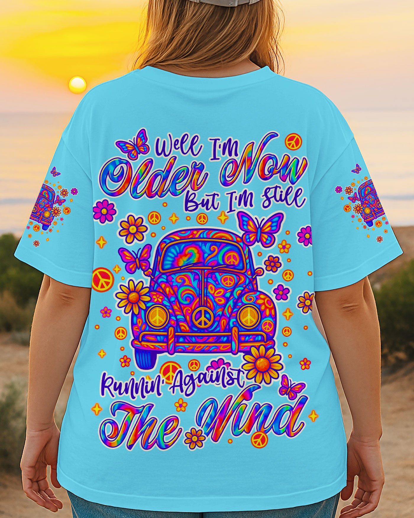 RUNNING AGAINST THE WIND CAR ALL OVER PRINT - TLNT1705252