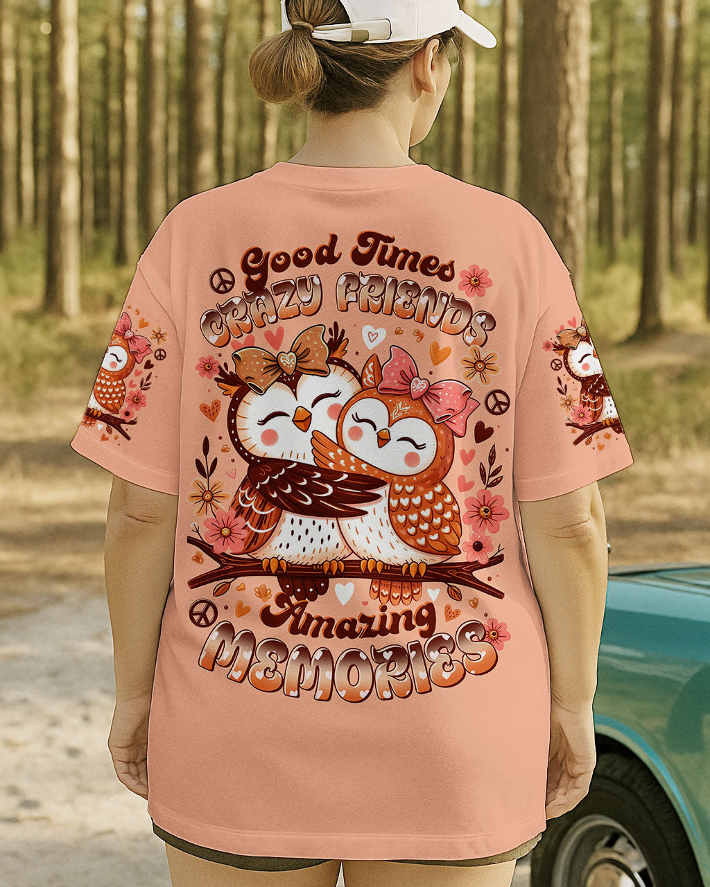 GOOD TIMES CRAZY FRIEND OWL ALL OVER PRINT -  TLTR2606252