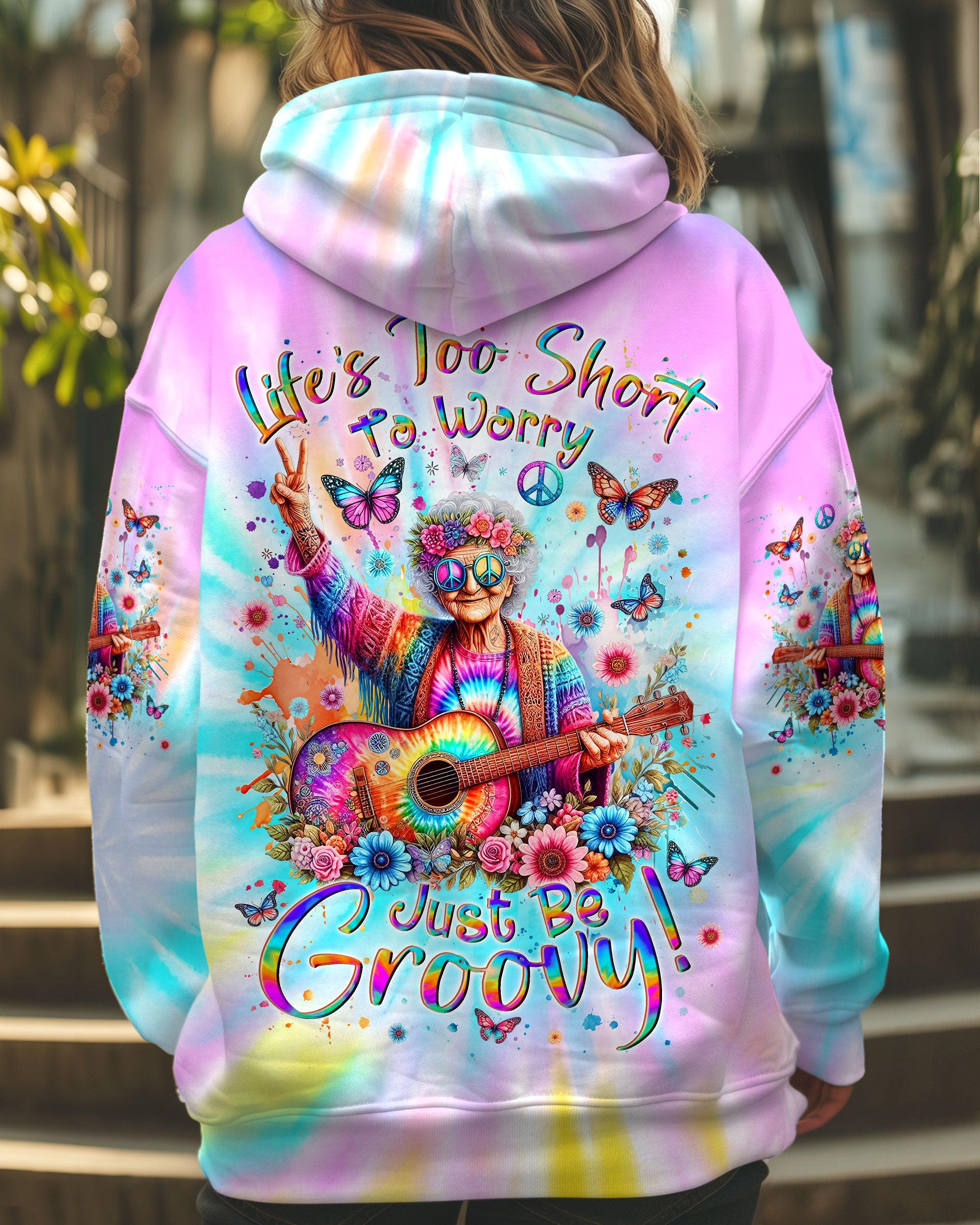 LIFE’S TOO SHORT TO WORRY ALL OVER PRINT - YHLN1702252