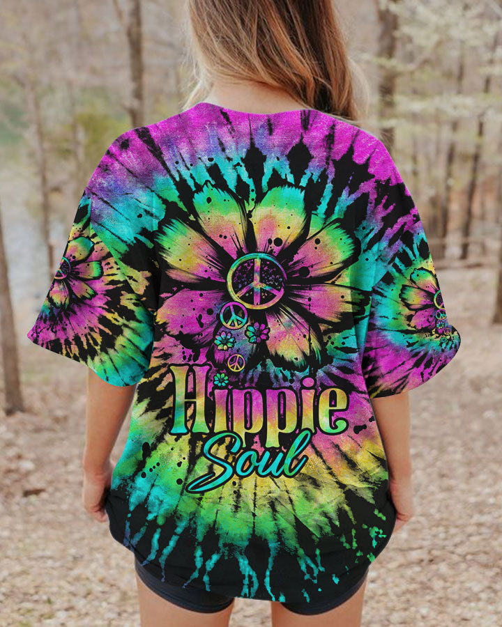 HIPPIE SOUL DAISY TIE DYE COLORFUL ALL OVER PRINT - TLTW0607231