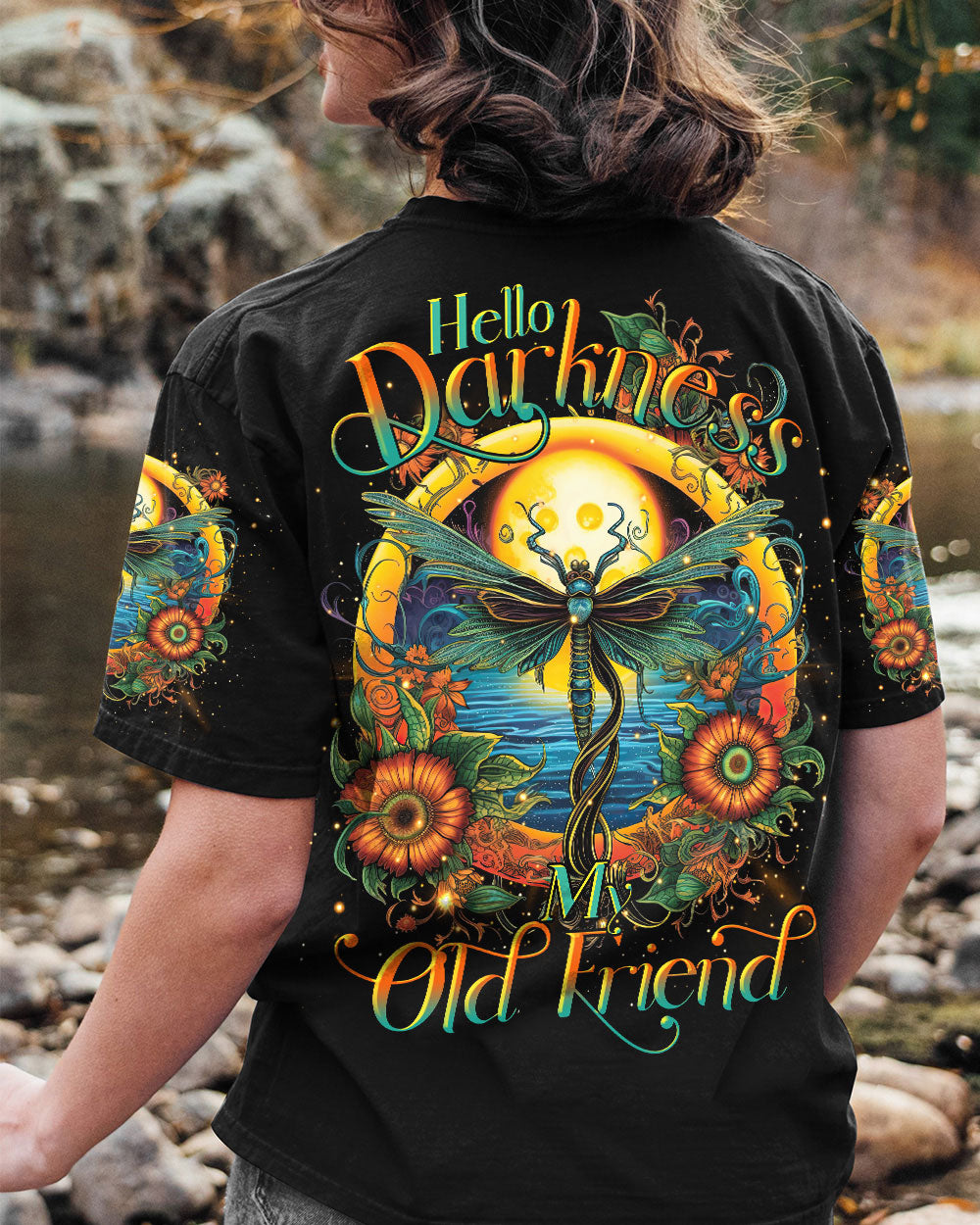 HELLO DARKNESS MY OLD FRIEND DRAGONFLY ALL OVER PRINT - TLTR0806231