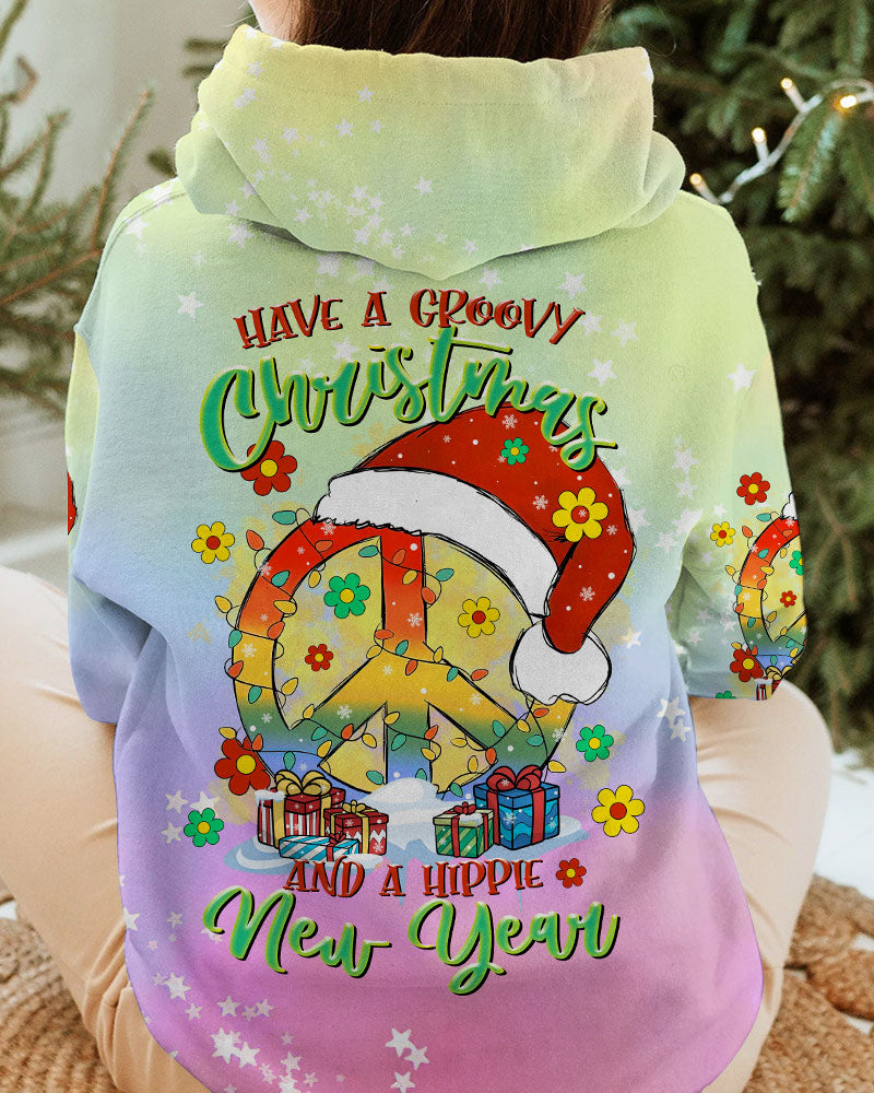 HAVE A GROOVY CHRISTMAS PEACE ALL OVER PRINT - TLTR0809232