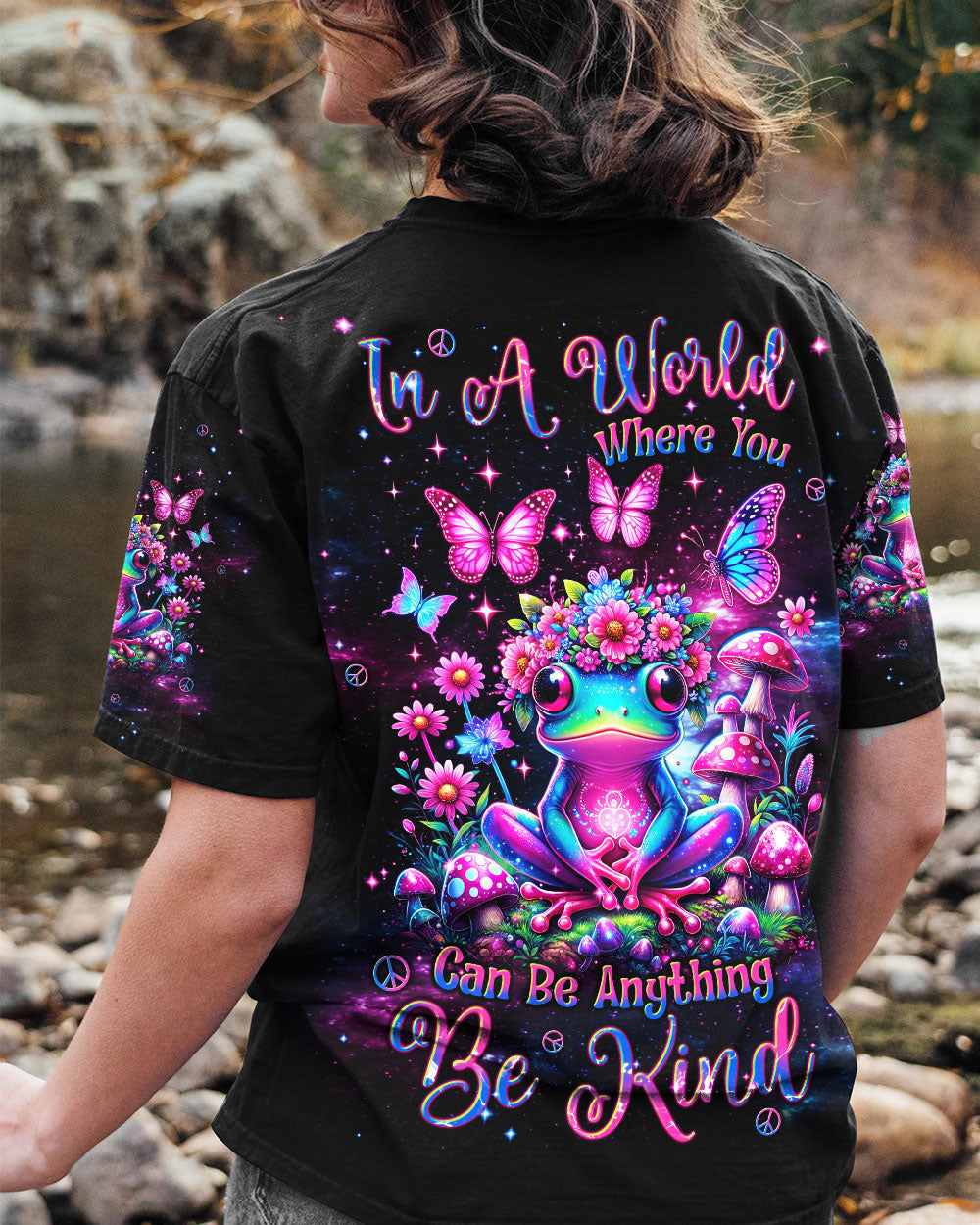 BE KIND FROG ALL OVER PRINT - TLNT2501242