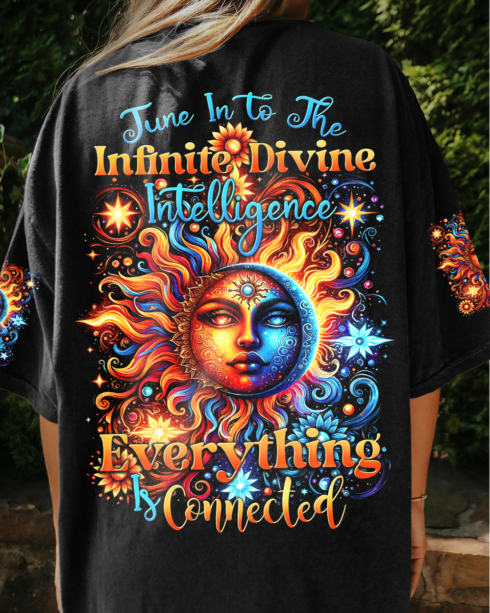 EVERYTHING IS CONNECTED SUN AND MOON ALL OVER PRINT - TYTD0801241