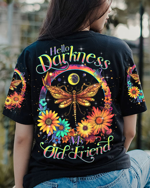 HELLO DARKNESS MY OLD FRIEND DRAGONFLY ALL OVER PRINT - TLTR1310232