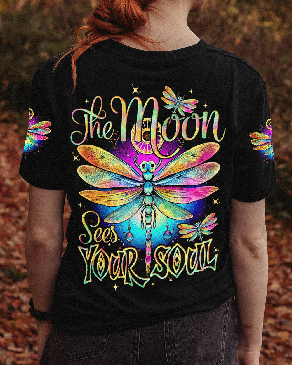 THE MOON SEES YOUR SOUL DRAGONFLY ALL OVER PRINT - TYTD0910231