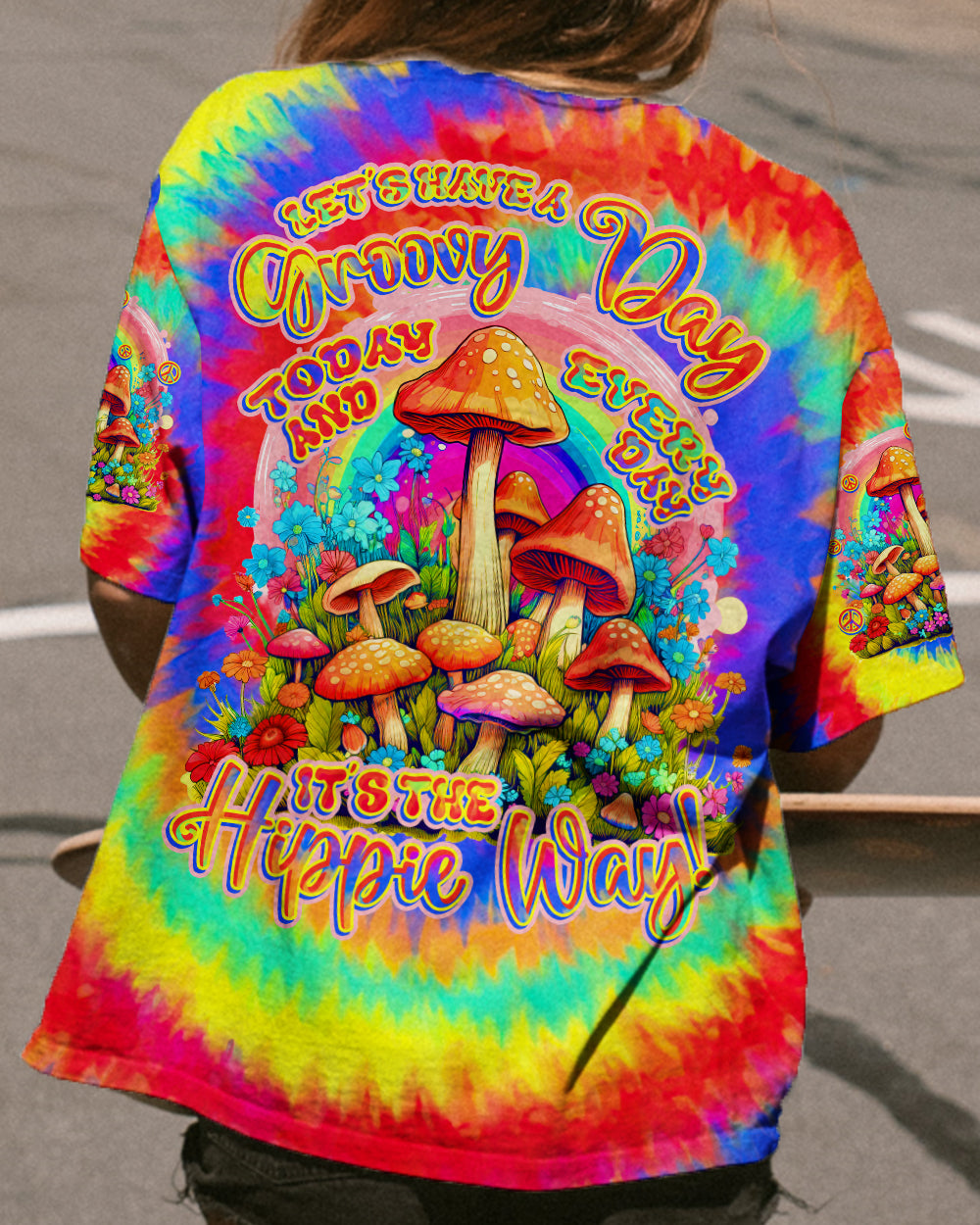 IT'S THE HIPPIE WAY TIE DYE ALL OVER PRINT - TYTD0610231