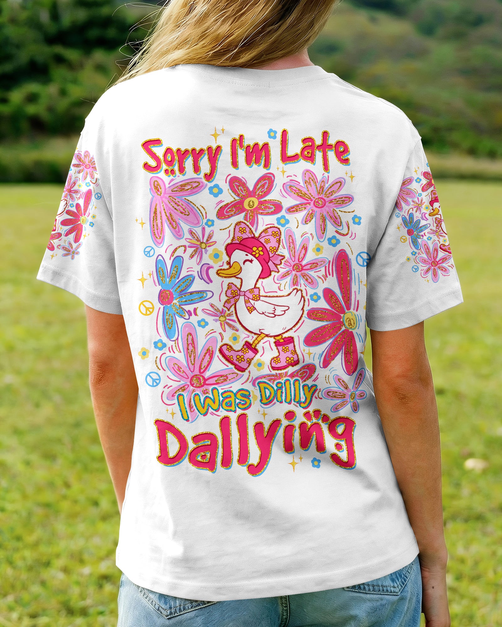 SORRY I'M LATE GOOSE ALL OVER PRINT - TLTW1407264