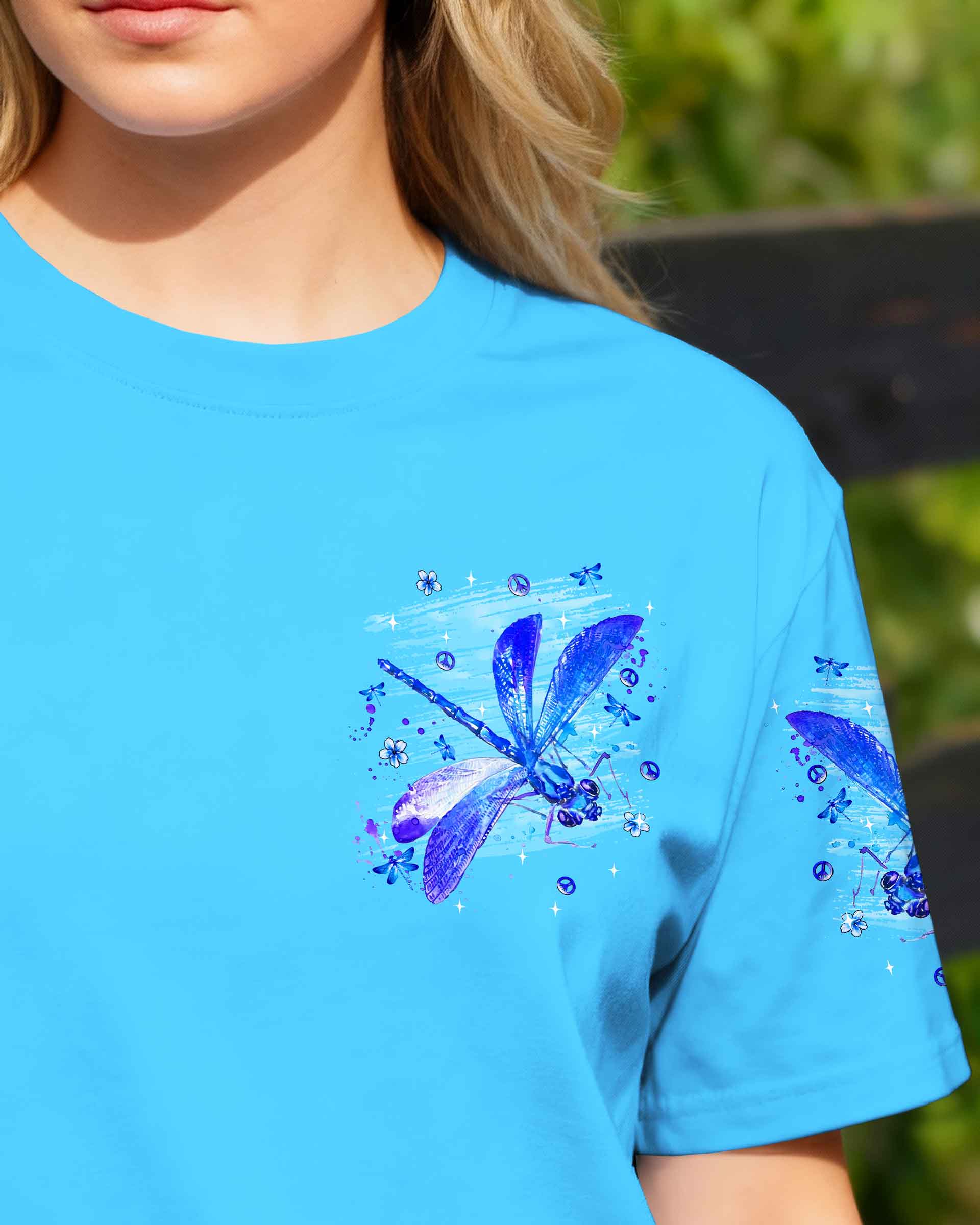 I BELIEVE THERE ARE ANGELS AMONG US DRAGONFLY ALL OVER PRINT - TLNT1511252