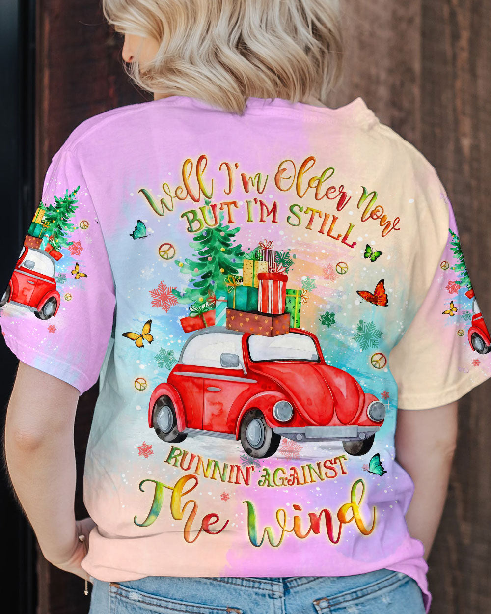 RUNNING AGAINST THE WIND CHRISTMAS ALL OVER PRINT - YHLN2410232