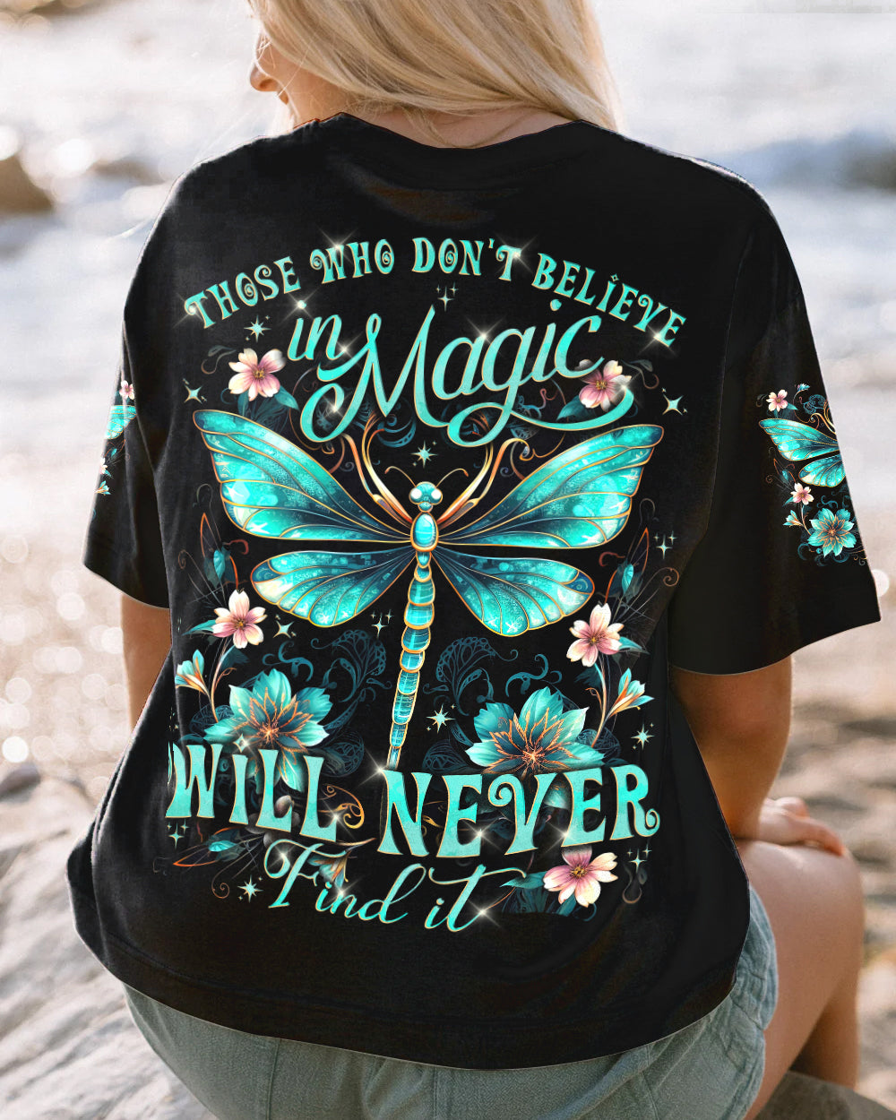 BELIEVE IN MAGIC DRAGONFLY ALL OVER PRINT - TYTD1110231
