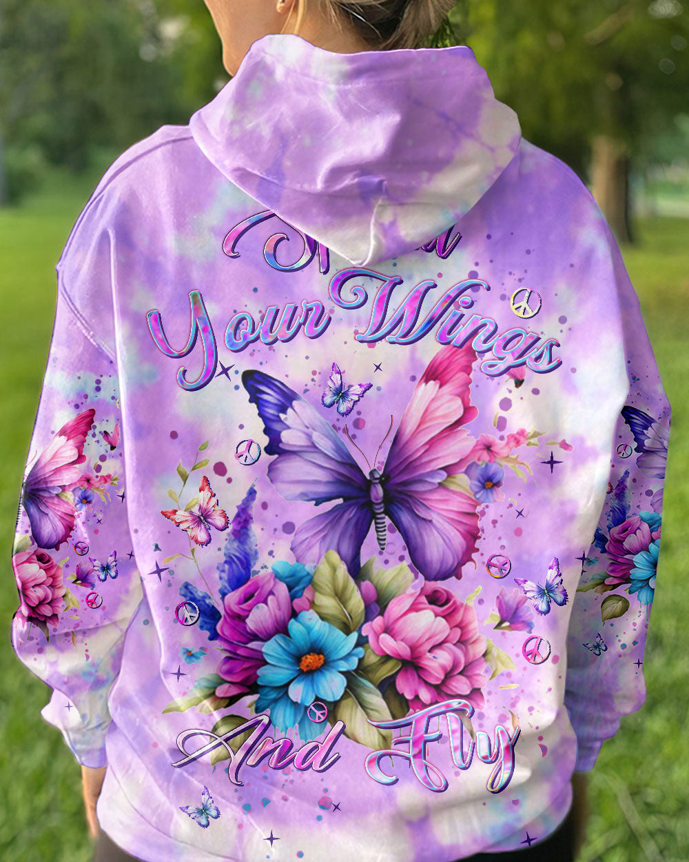 SPREAD YOUR WINGS AND FLY ALL OVER PRINT - YHHN1512231