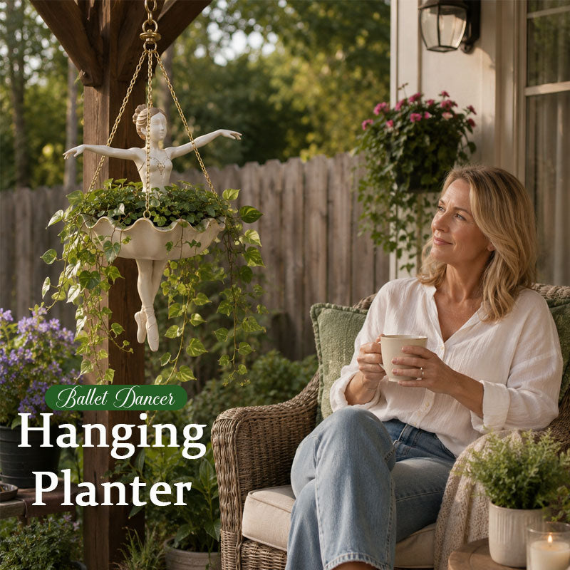 ✨ Limited Stock Available 🩰 Ballet Dancer Hanging Planter – Artistic Garden Décor & Flower Display