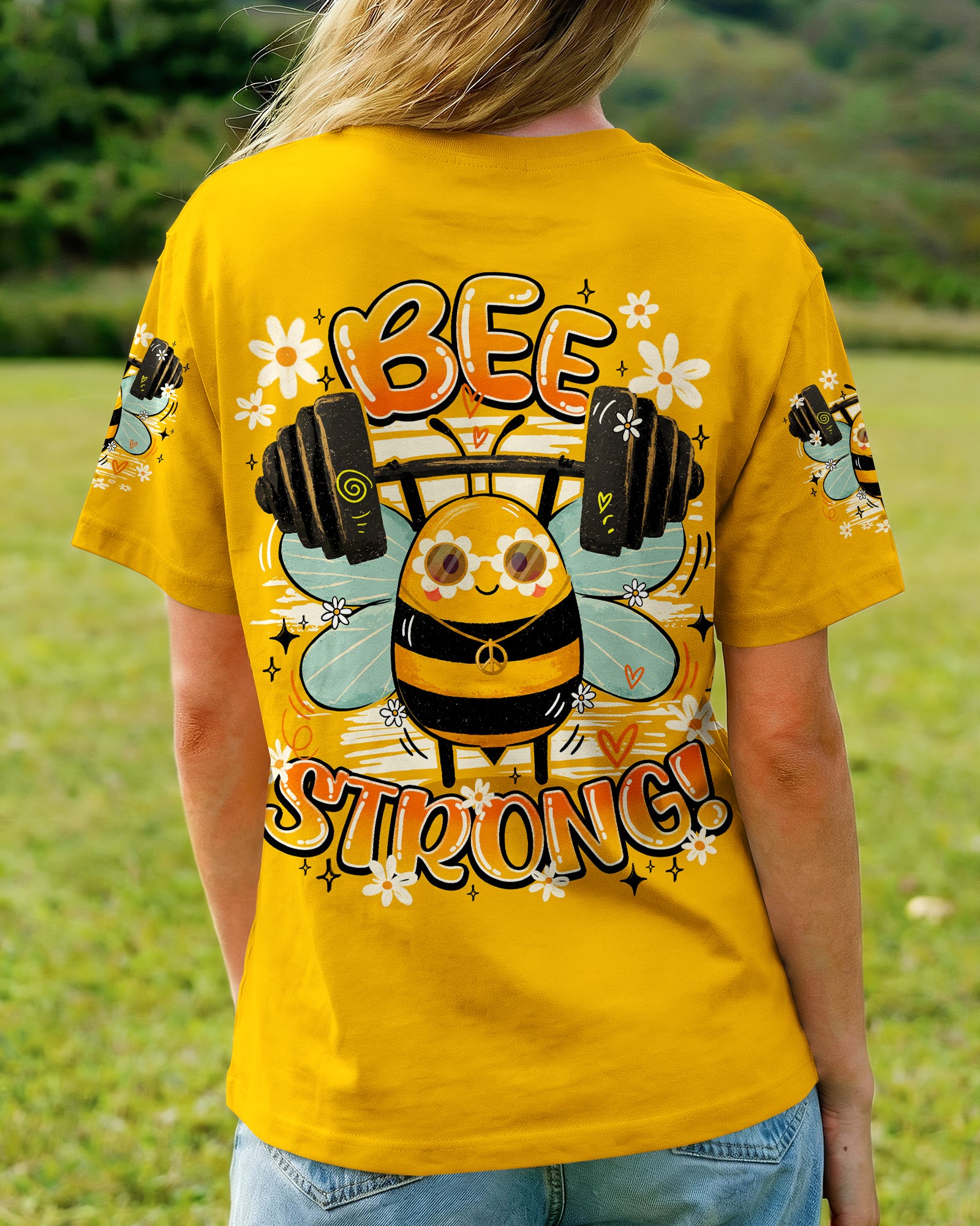 BEE STRONG ALL OVER PRINT - TY0906262