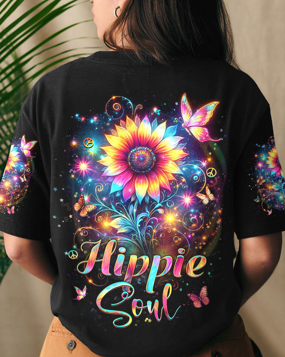 HIPPIE SOUL SUNFLOWER ALL OVER PRINT - YHHN0104242