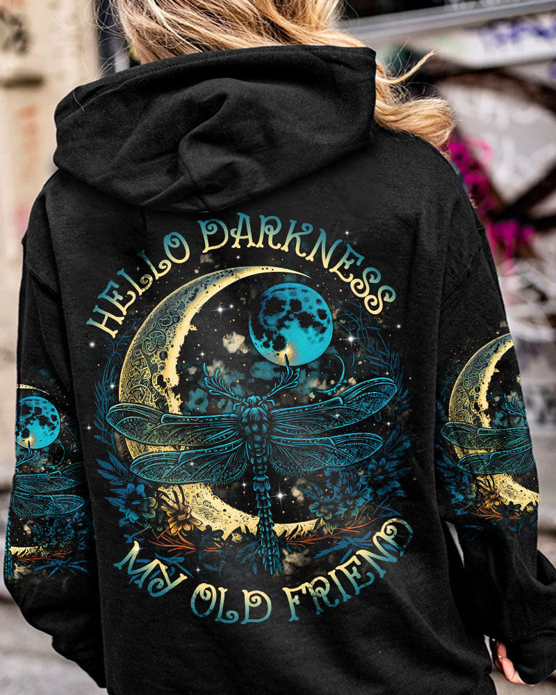 HELLO DARKNESS MY OLD FRIEND DRAGONFLY ALL OVER PRINT - TLTR0403233