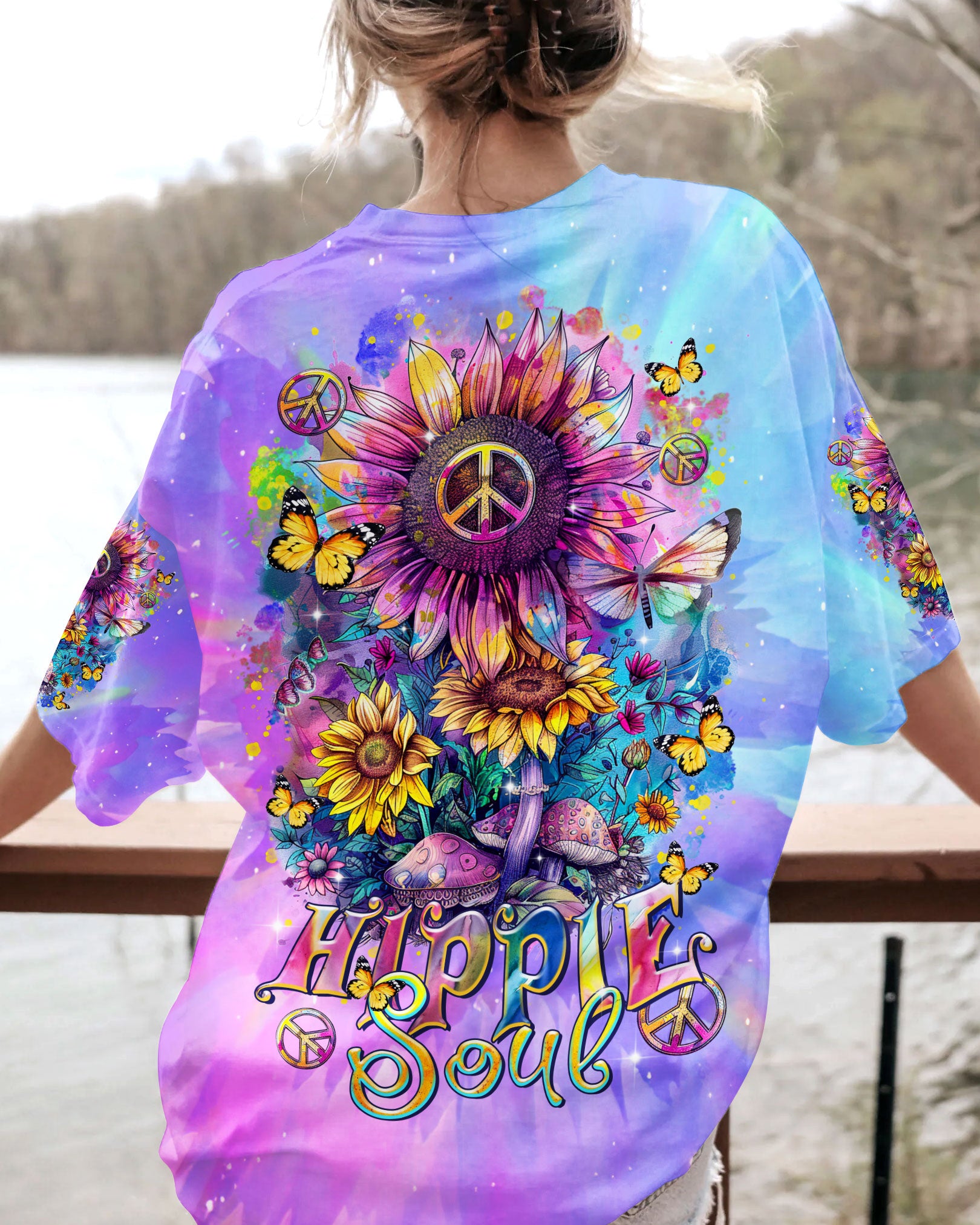 HIPPIE SOUL SUNFLOWER ALL OVER PRINT - TLTR0703243