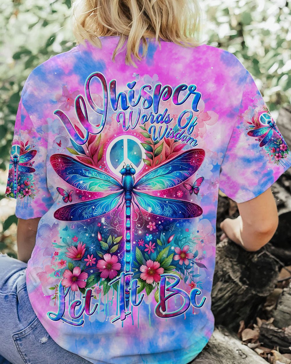 WHISPER WORDS OF WISDOM DRAGONFLY ALL OVER PRINT - TLNT1212233