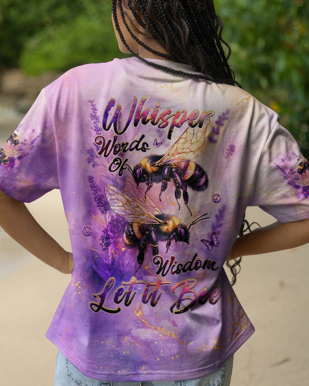 WHISPER WORDS OF WISDOM LET IT BEE ALL OVER PRINT - TLHG2403262