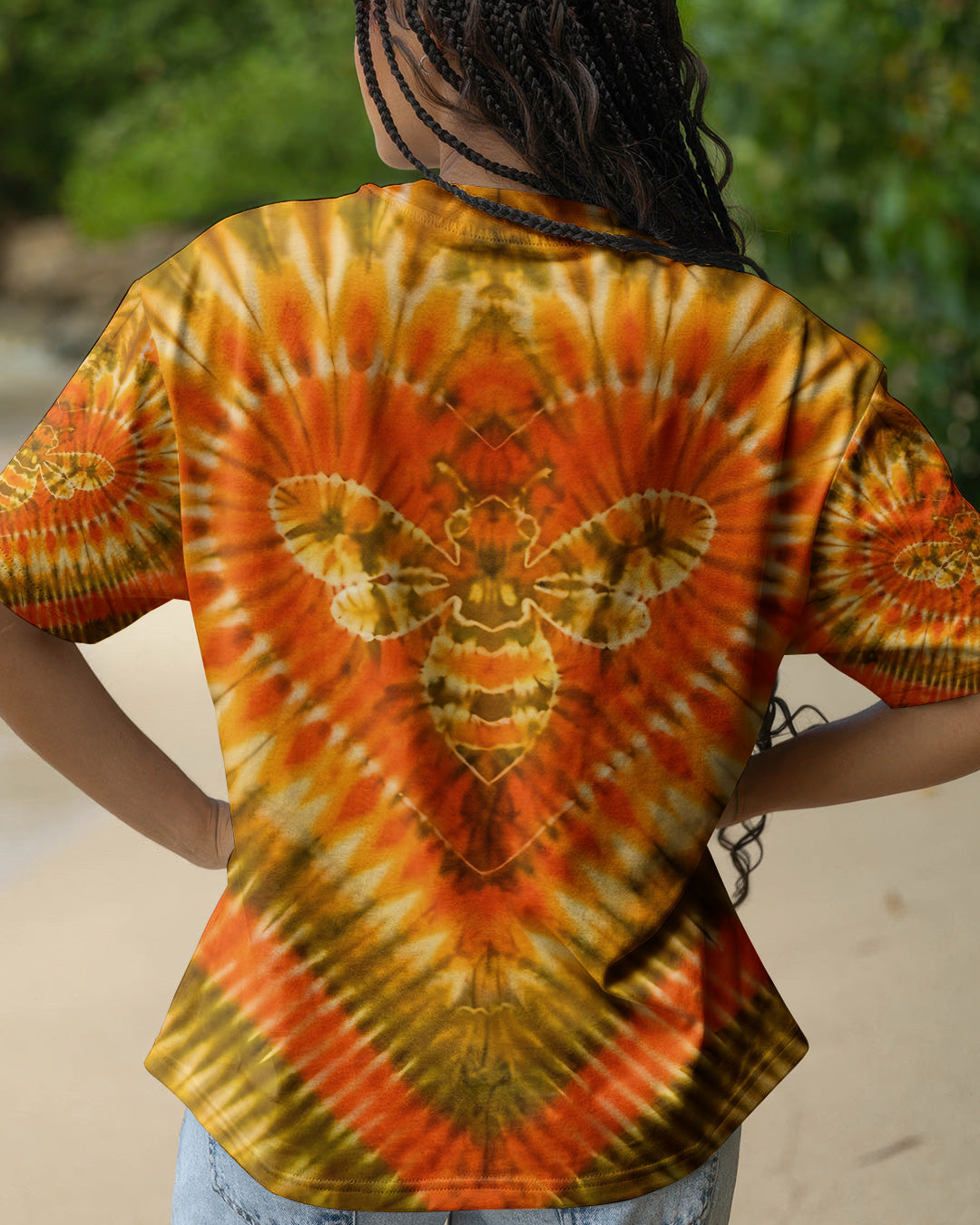 HONEY BEE HEART ALL OVER PRINT - TYQY1303262