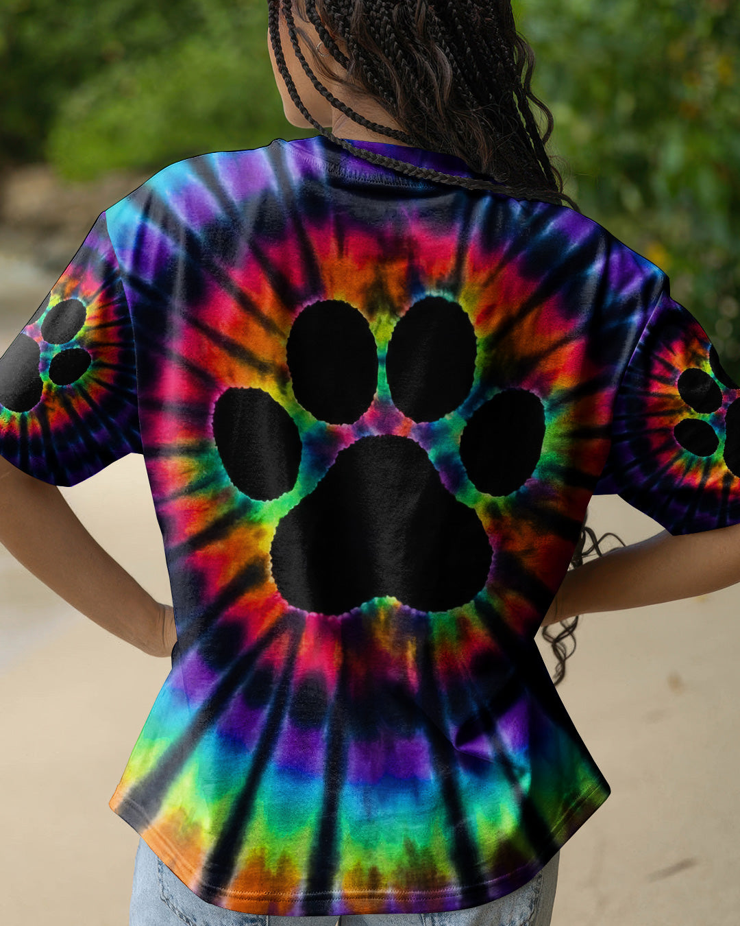 COLORFUL PAW ALL OVER PRINT - TYPQ2502262