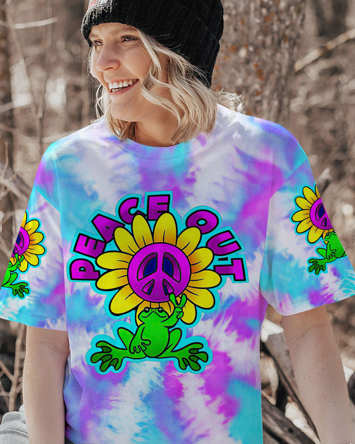 PEACE OUT FROG ALL OVER PRINT - TLTW0906235