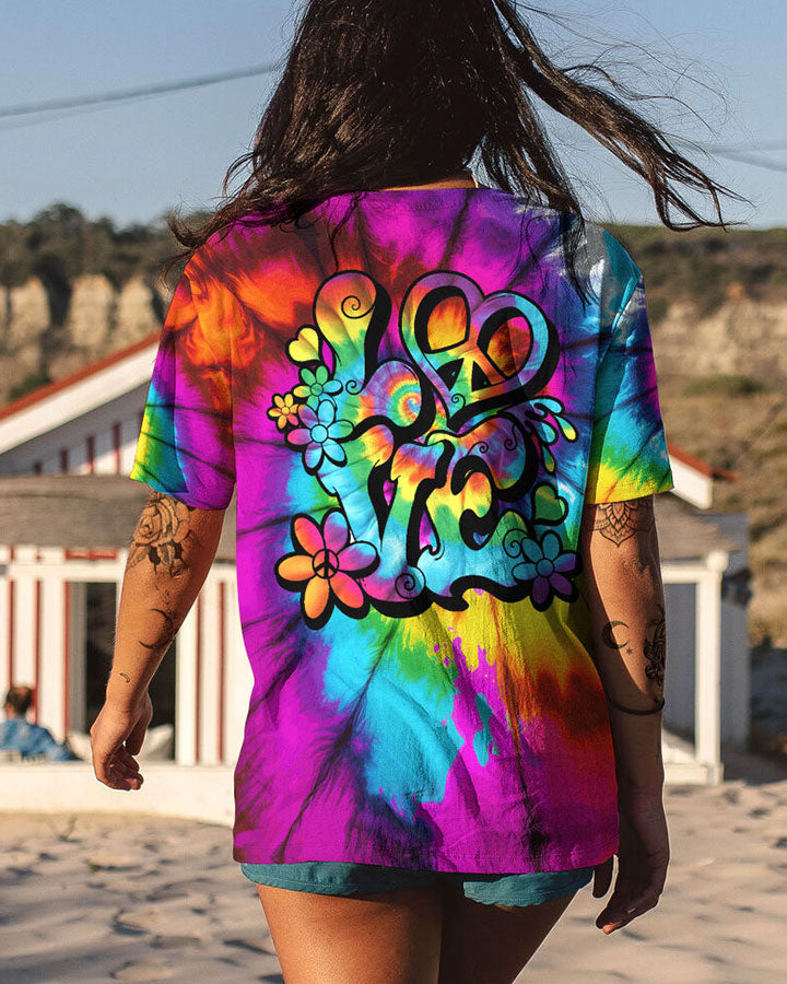 LOVE TIE DYE ALL OVER PRINT - TYTW2203235