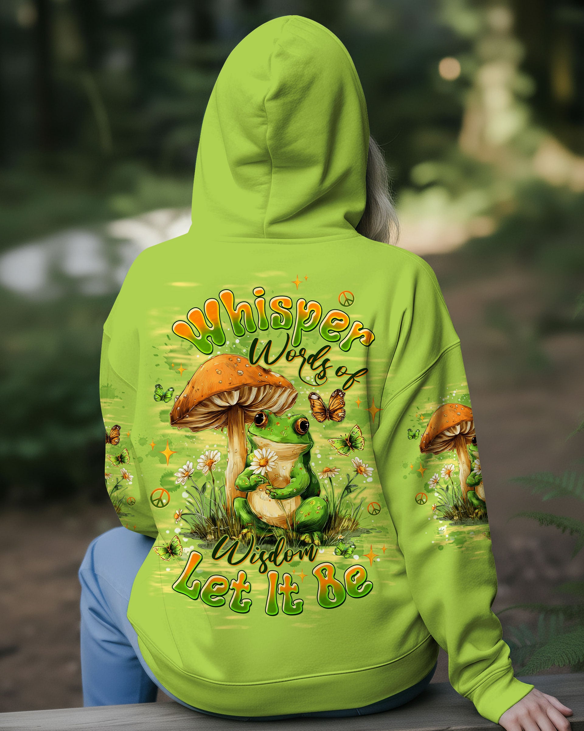 WHISPER WORDS OF WISDOM LET IT BE FROG  ALL OVER PRINT  - TLTW0511254