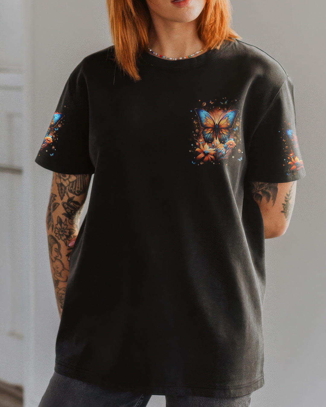 HELLO DARKNESS MY OLD FRIEND BUTTERFLY ALL OVER PRINT - TYPQ0302261