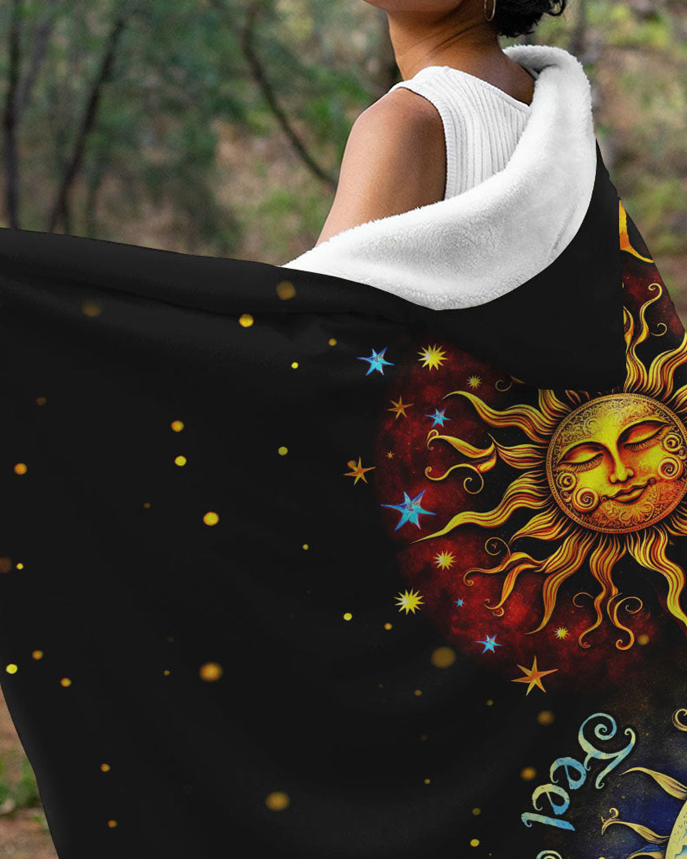 LIVE BY THE SUN SHERPA BLANKET HOODIE - TYTM2303233