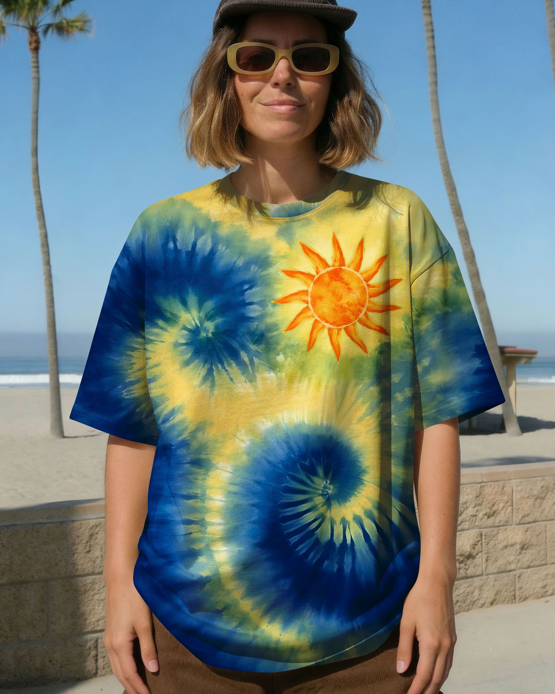 SUN TIE DYE ALL OVER PRINT - TLTW1012254