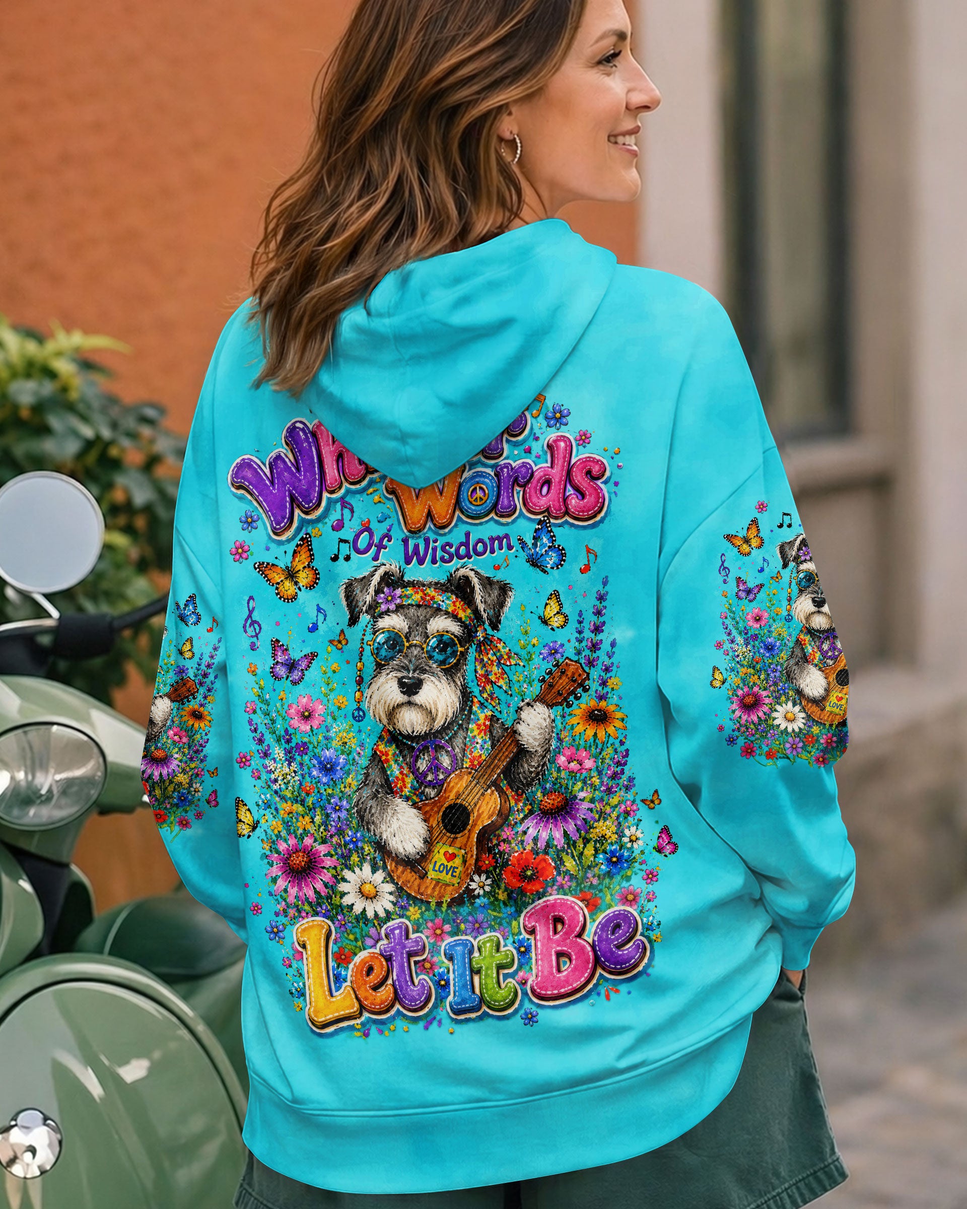 WHISPER WORDS OF WISDOM LET IT BE SCHNAUZER DOG ALL OVER PRINT  - TLTW1405263