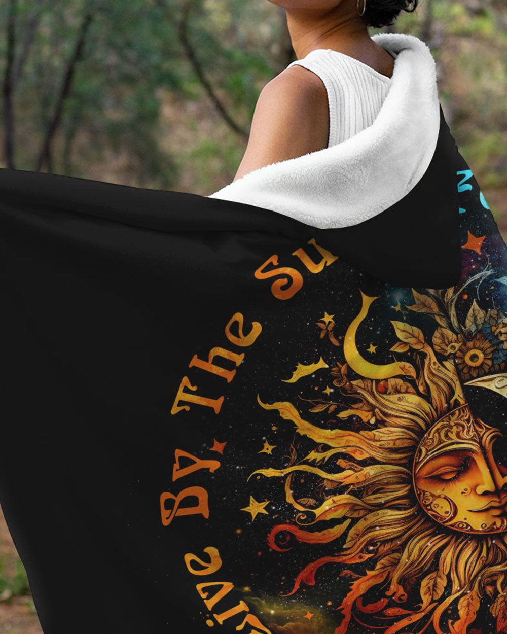 LIVE BY THE SUN SHERPA BLANKET HOODIE - TYTM2702237
